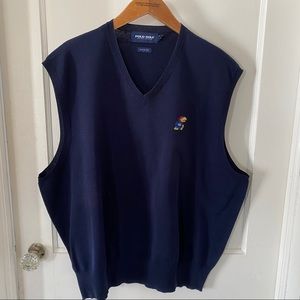 University of Kansas Polo Golf sweater vest